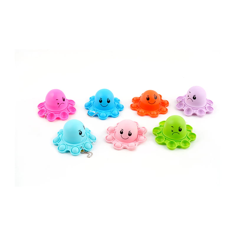 Juguete de pulpo de descompresión de silicona