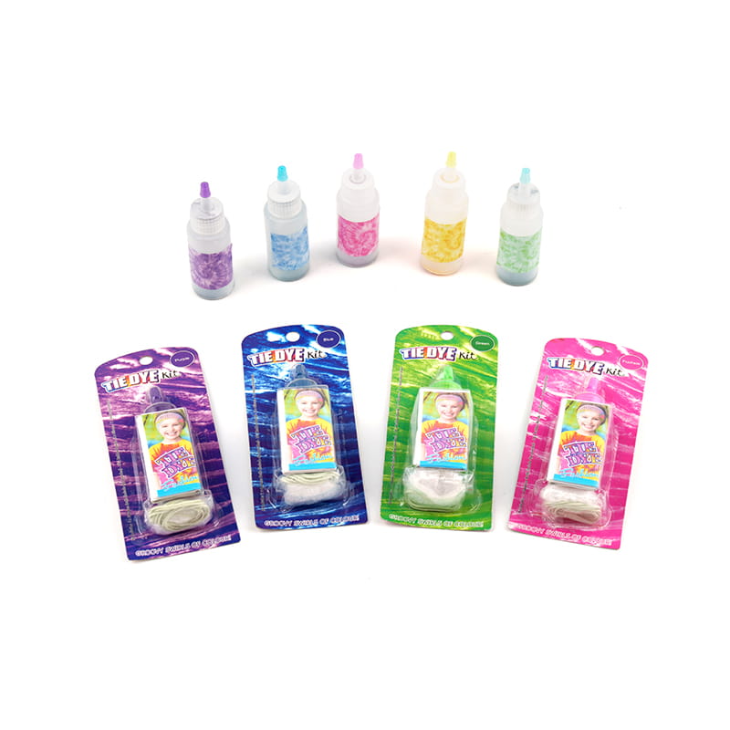 Tie-dye, tiza, arena de color, juguetes de bricolaje