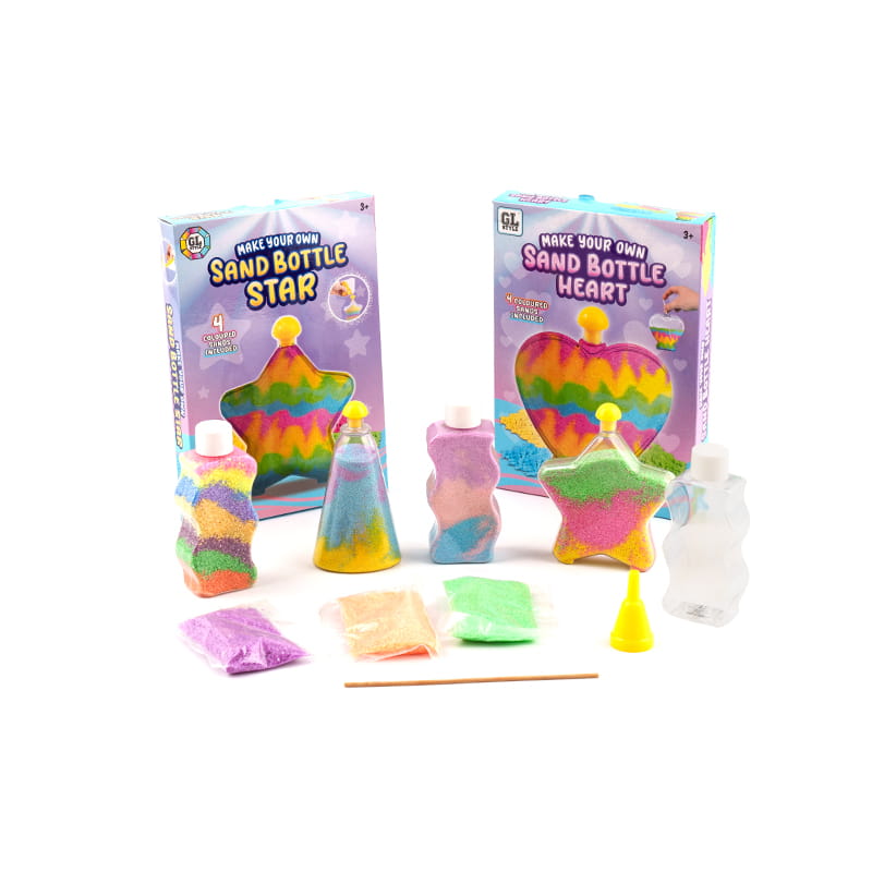 Tie-dye, tiza, arena de color, juguetes de bricolaje