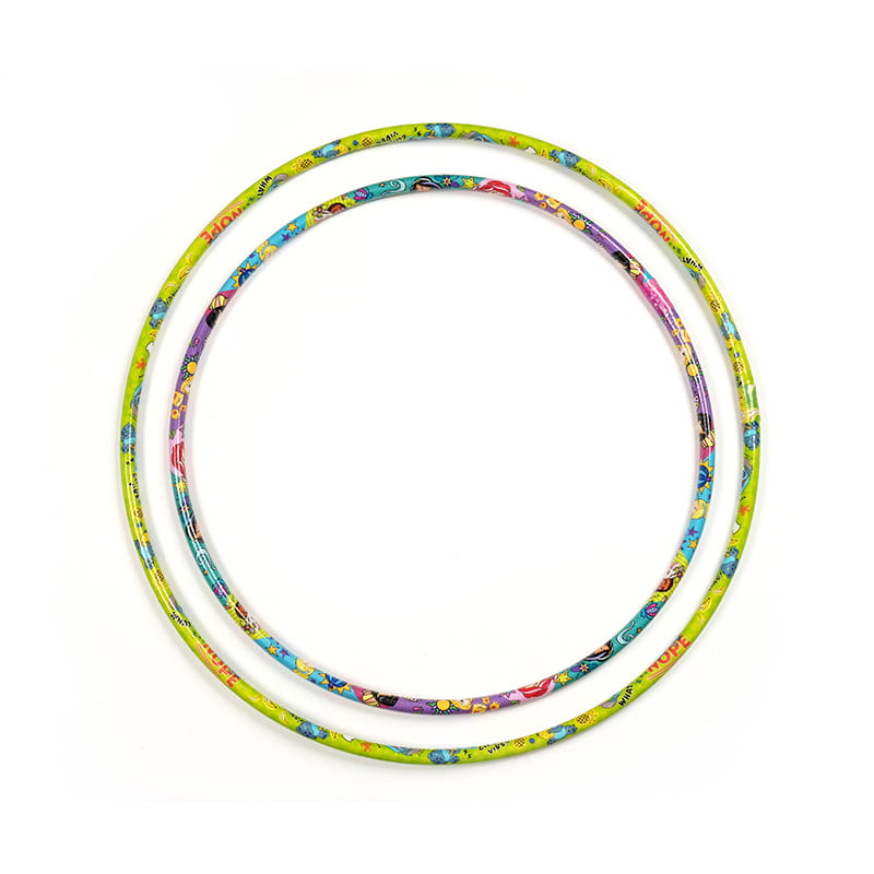 Pegatinas coloridas para niños hula hoop