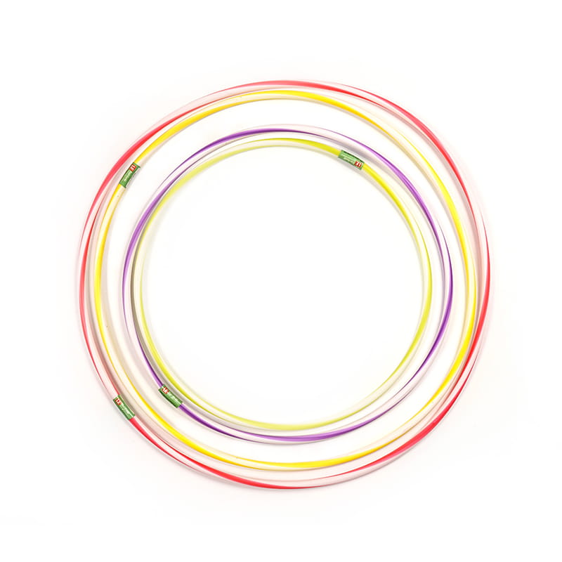 Los niños rectos de dos colores de dos colores hula hoop