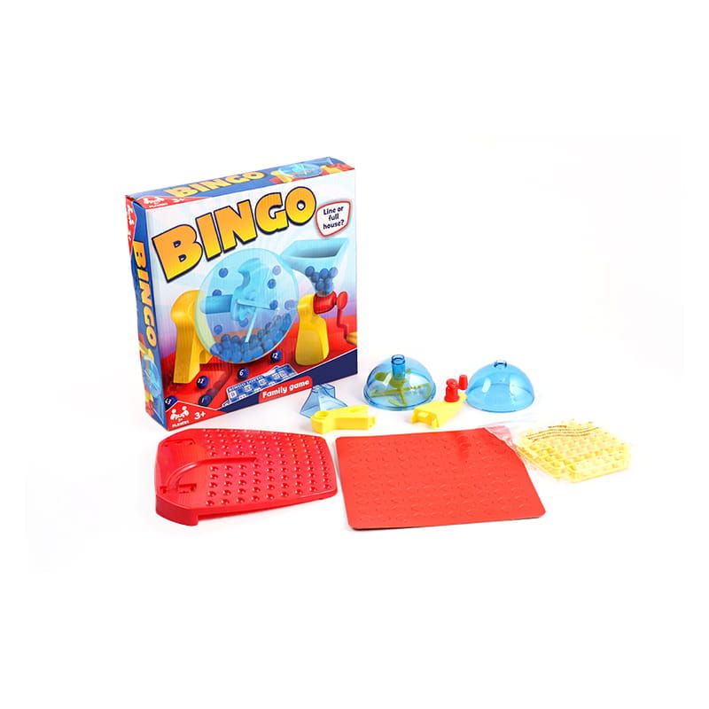 Juego de juegos de bingo de plástico